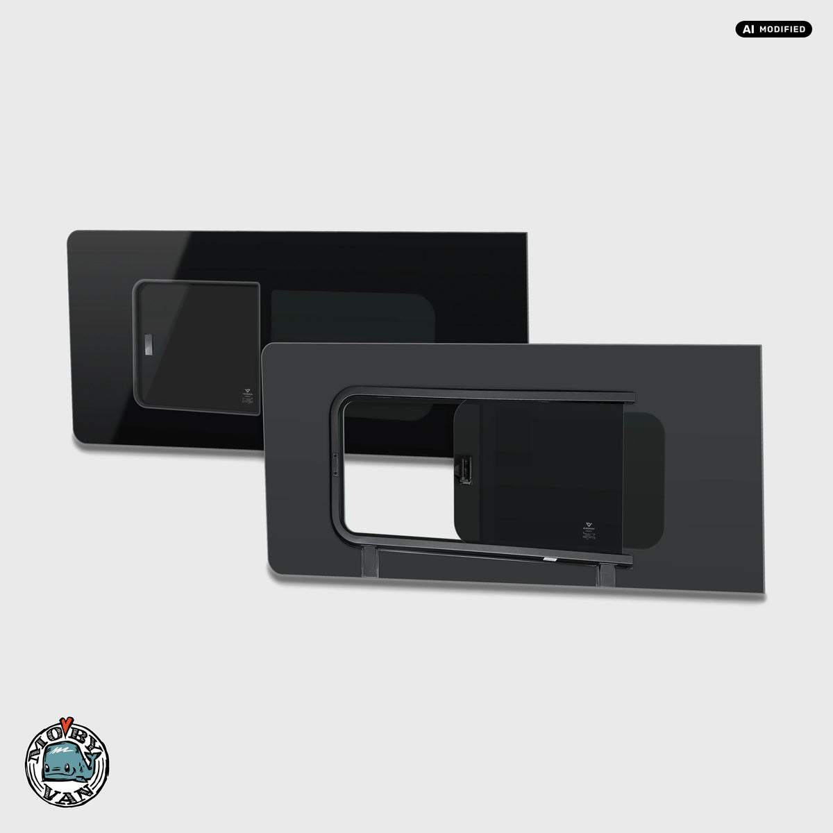 Schiebefenster - Vorne - getönt | Ford Transit Custom V710 / Ford Tourneo Custom V710 / VW New Transporter T7 / VW New Caravelle T7