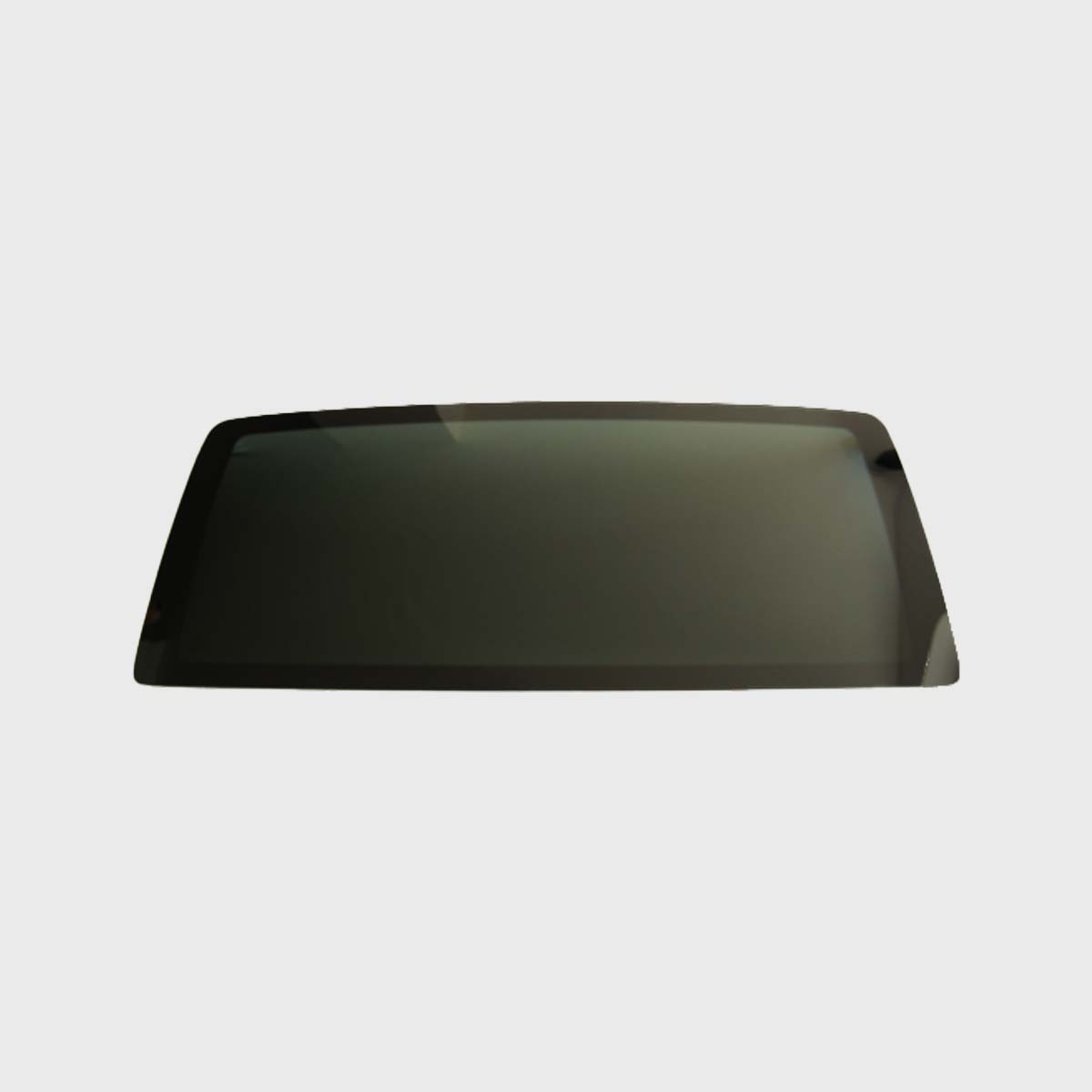 Dark-tinted rear window for Volkswagen T6 and T6.1 hatch, made of safety glass with an 80% black tint for style and privacy.
