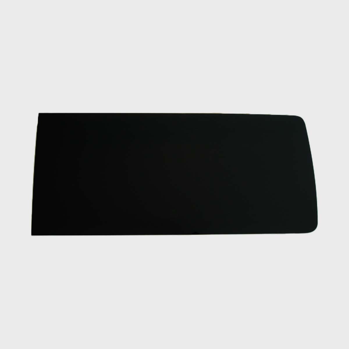 Rear left opaque side window for T5-T6.1 LR, featuring a sleek black tint and precise fit for vehicle installation.