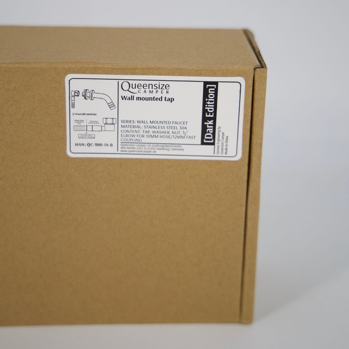 Queensize Camper Wandauslass Dark Edition mit Volumenregler