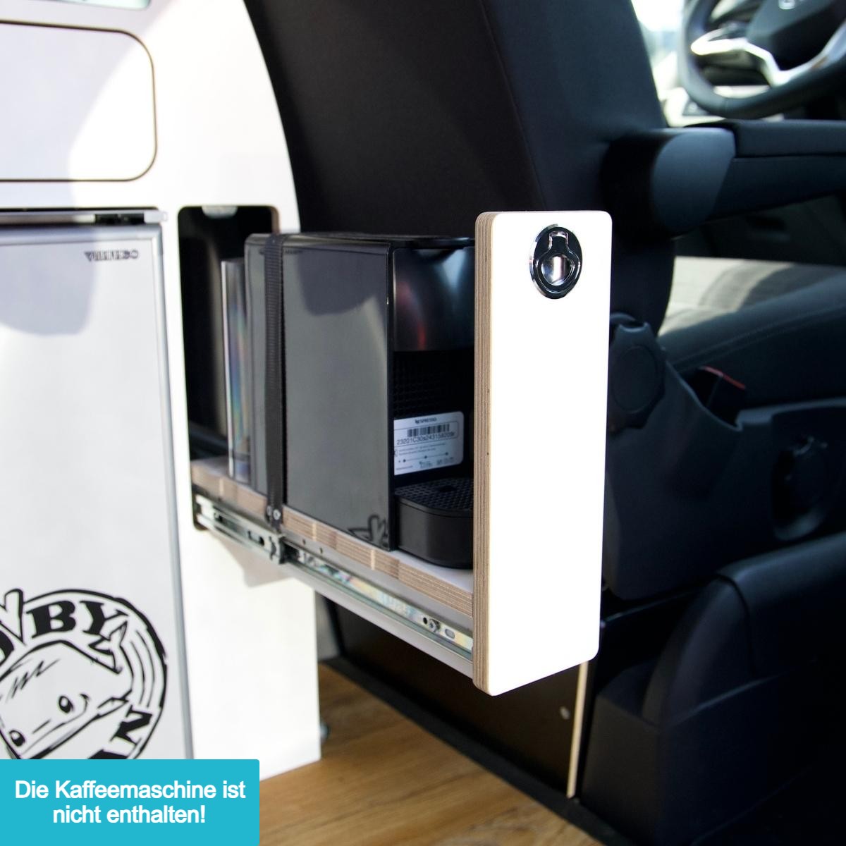 MobyOne Kaffeeauszug Küchenzeile für Nespresso Maschine