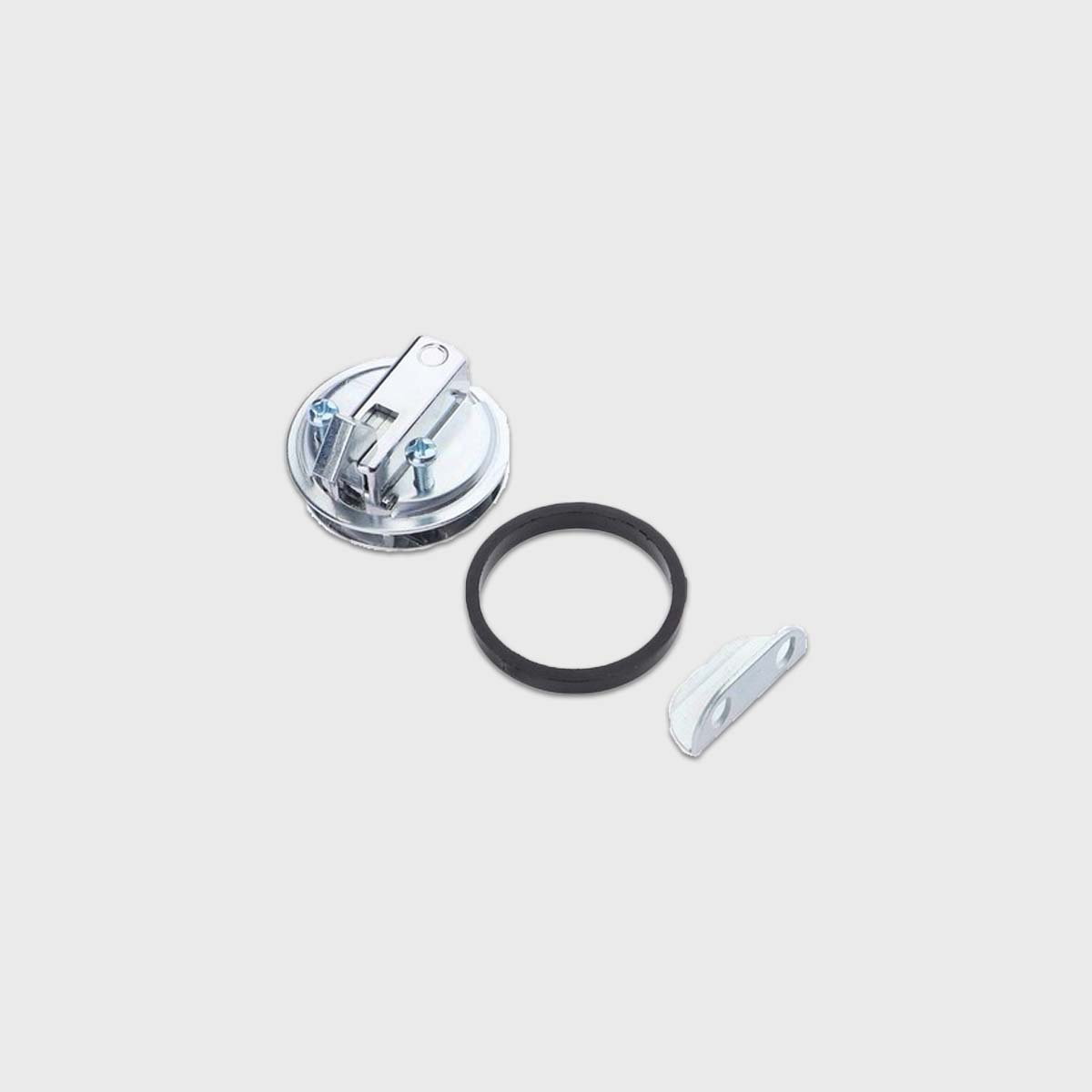 Loquet de trappe / Fermoir à ressort 38mm chromé