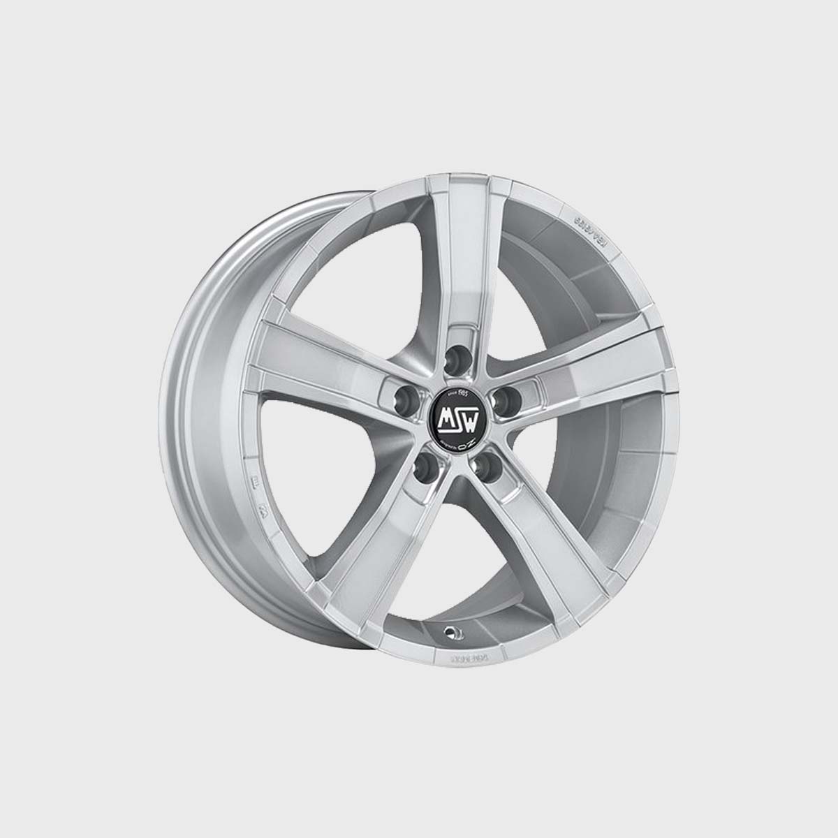 OZ / MSW Sahara Silber Glanz Felge VW T5-T6.1