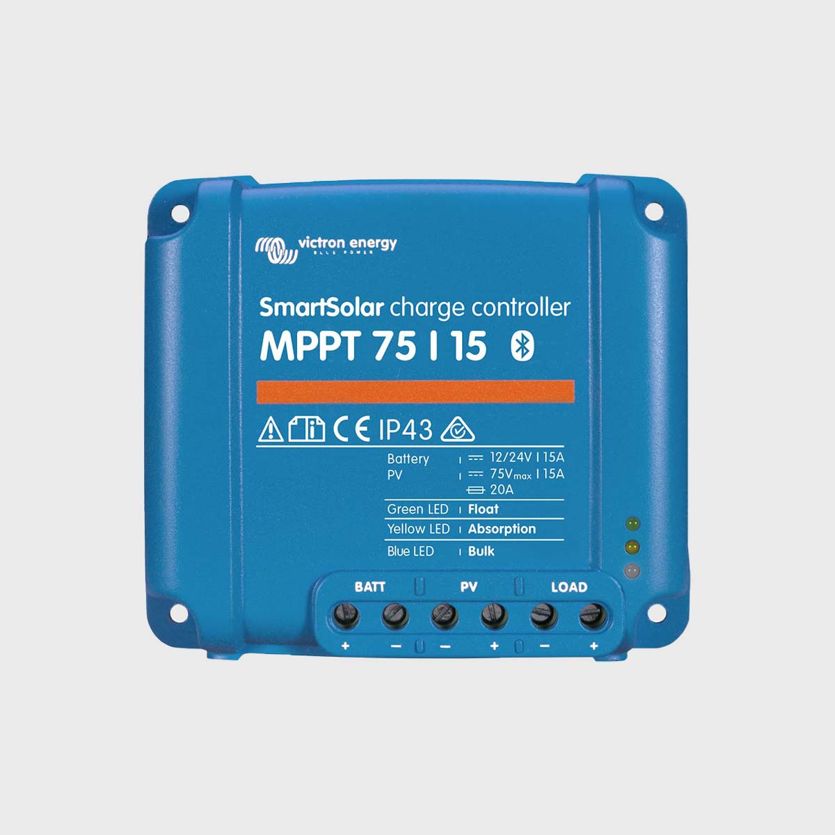 Régulateur de charge solaire Victron Smartsolar MPPT 75/15 15A 12V 24V