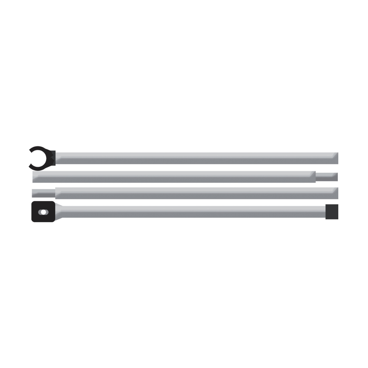 BENT Alu First-Spannstab 215-225 cm