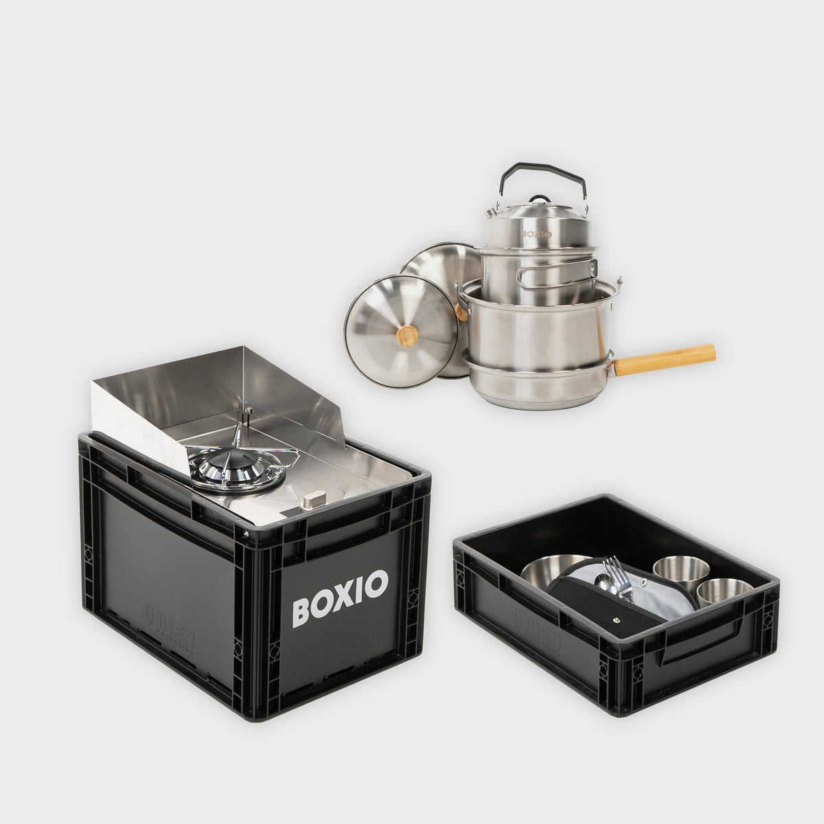 Camping Cook Set I BOXIO COOK MAX+