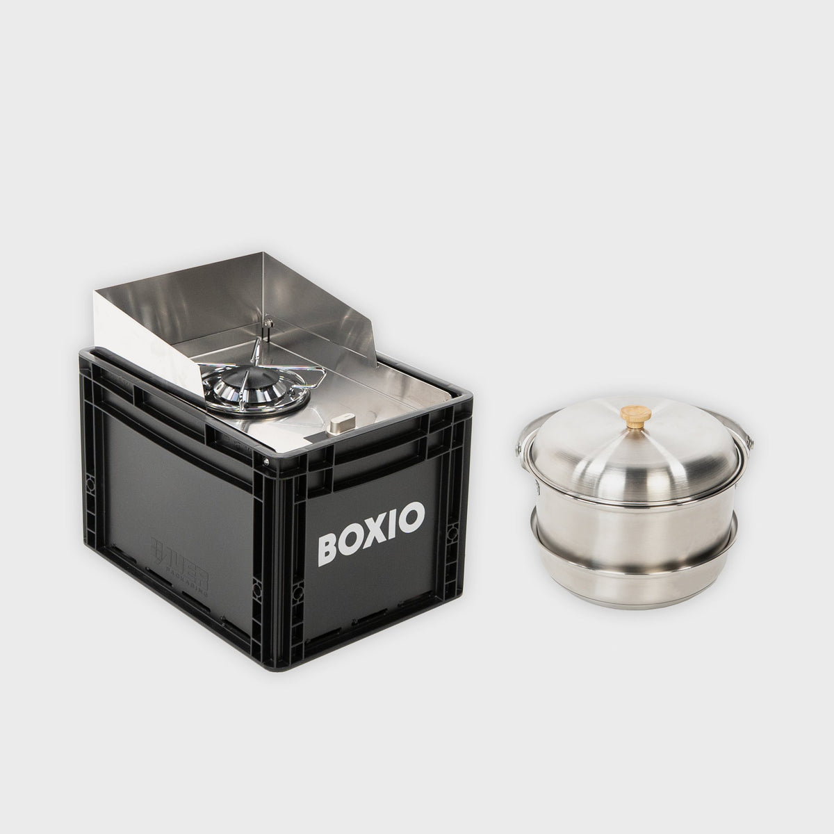 BOXIO COOK PLUS | Portable Gas Stove with Pot Set