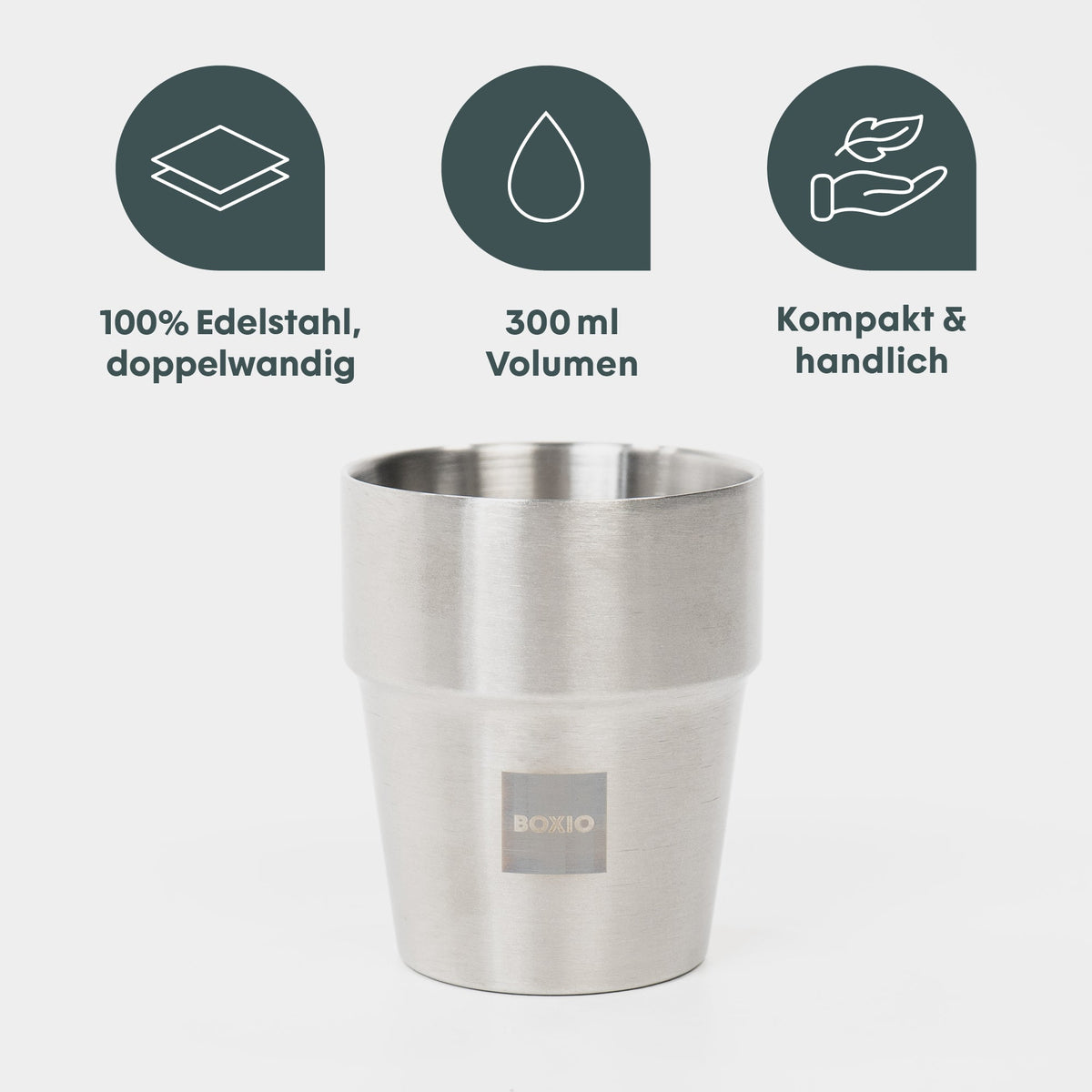 Stainless steel mug | BOXIO CUP