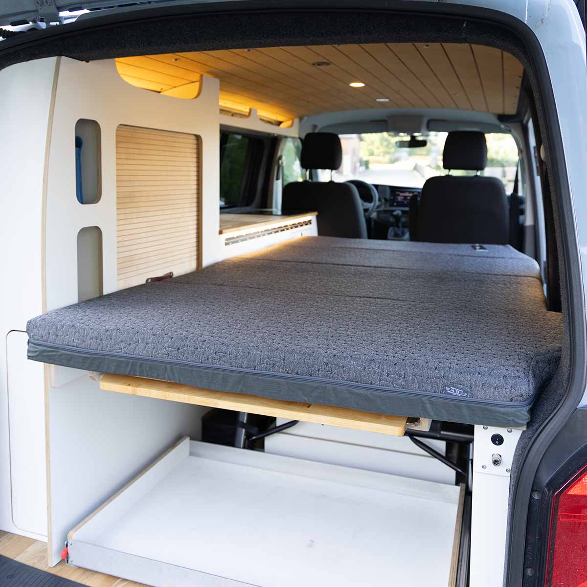 MobyOne Bettsystem für 2er Sitzbank inkl. Vanmade Matratze für VW T5-T6.1