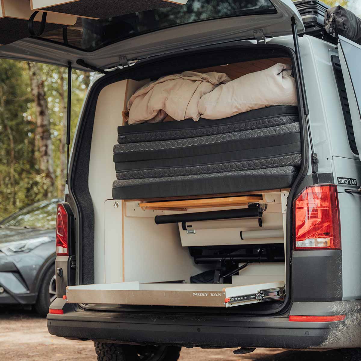 MobyOne Schwerlastauszug für VW T5-T6.1 Transporter, KR/L1