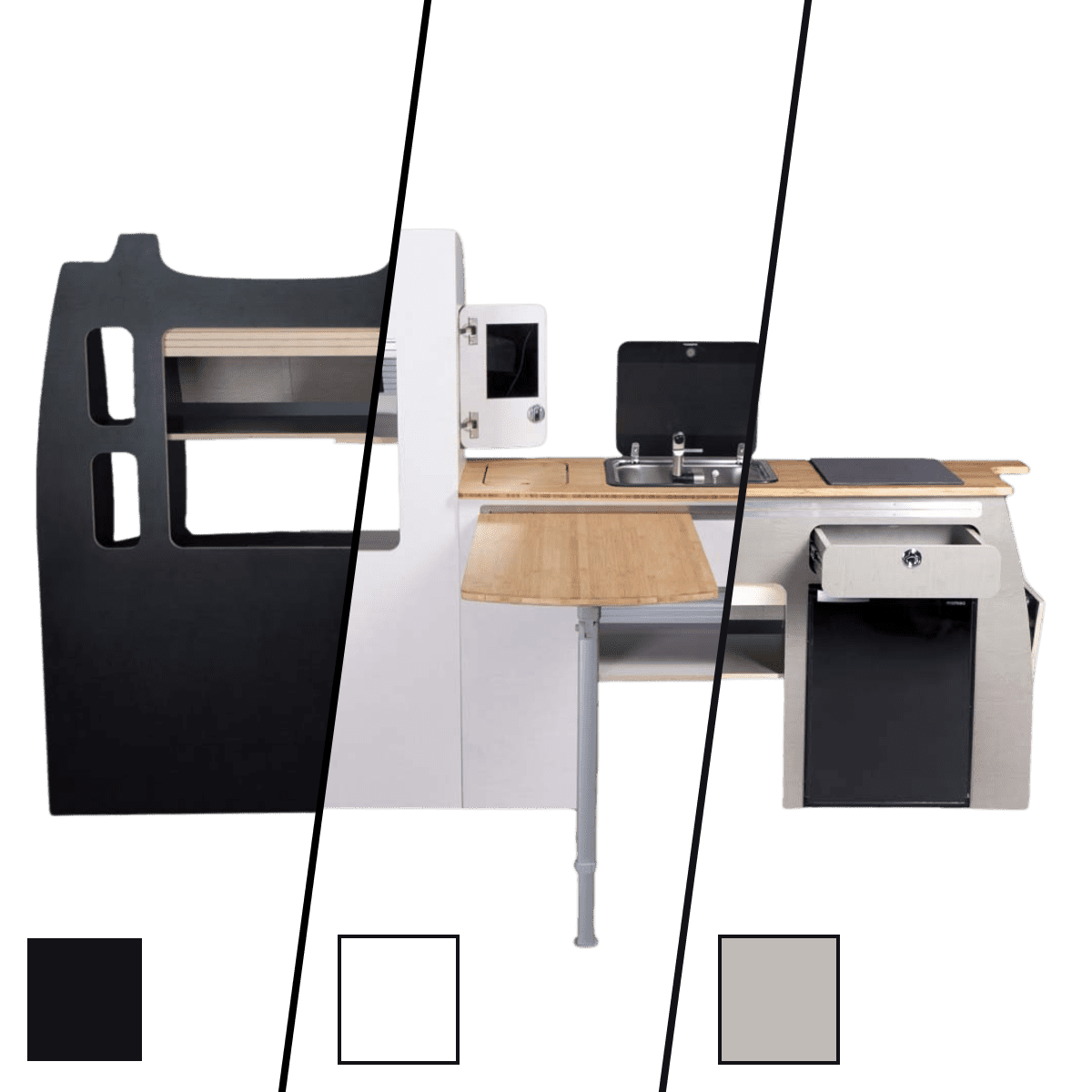 Schranksystem MobyOne VW T5-T6.1 Radstand: KR