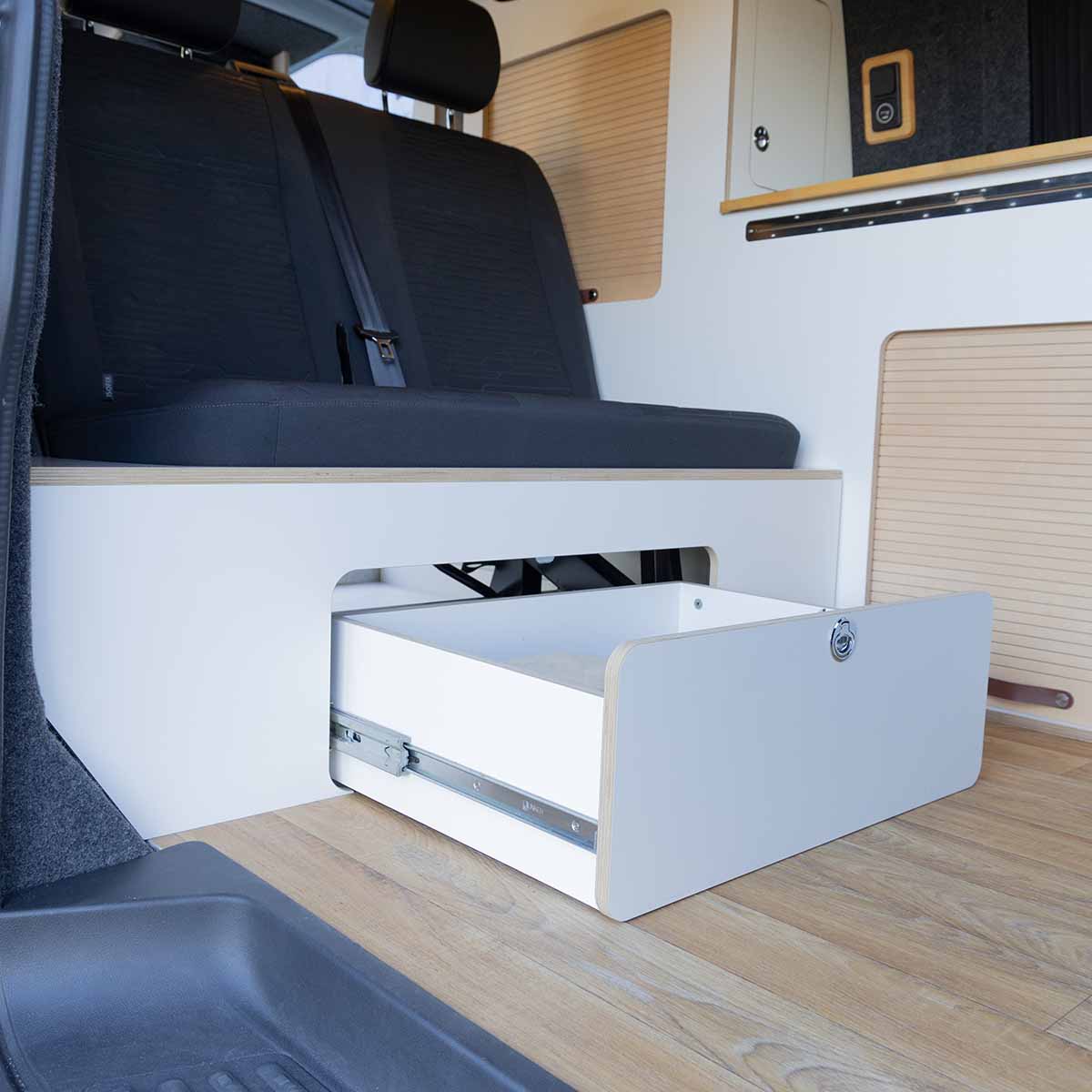 MobyOne Bettsystem für 2er Sitzbank inkl. Vanmade Matratze für VW T5-T6.1