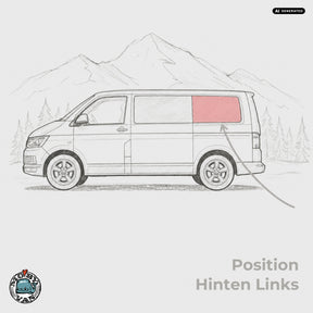 Seitenscheibe - Hinten | VW T5 T5.2 T6 T6.1 L1 KR