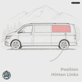 Seitenscheibe - Hinten | VW T5 T5.2 T6 T6.1 L2 LR