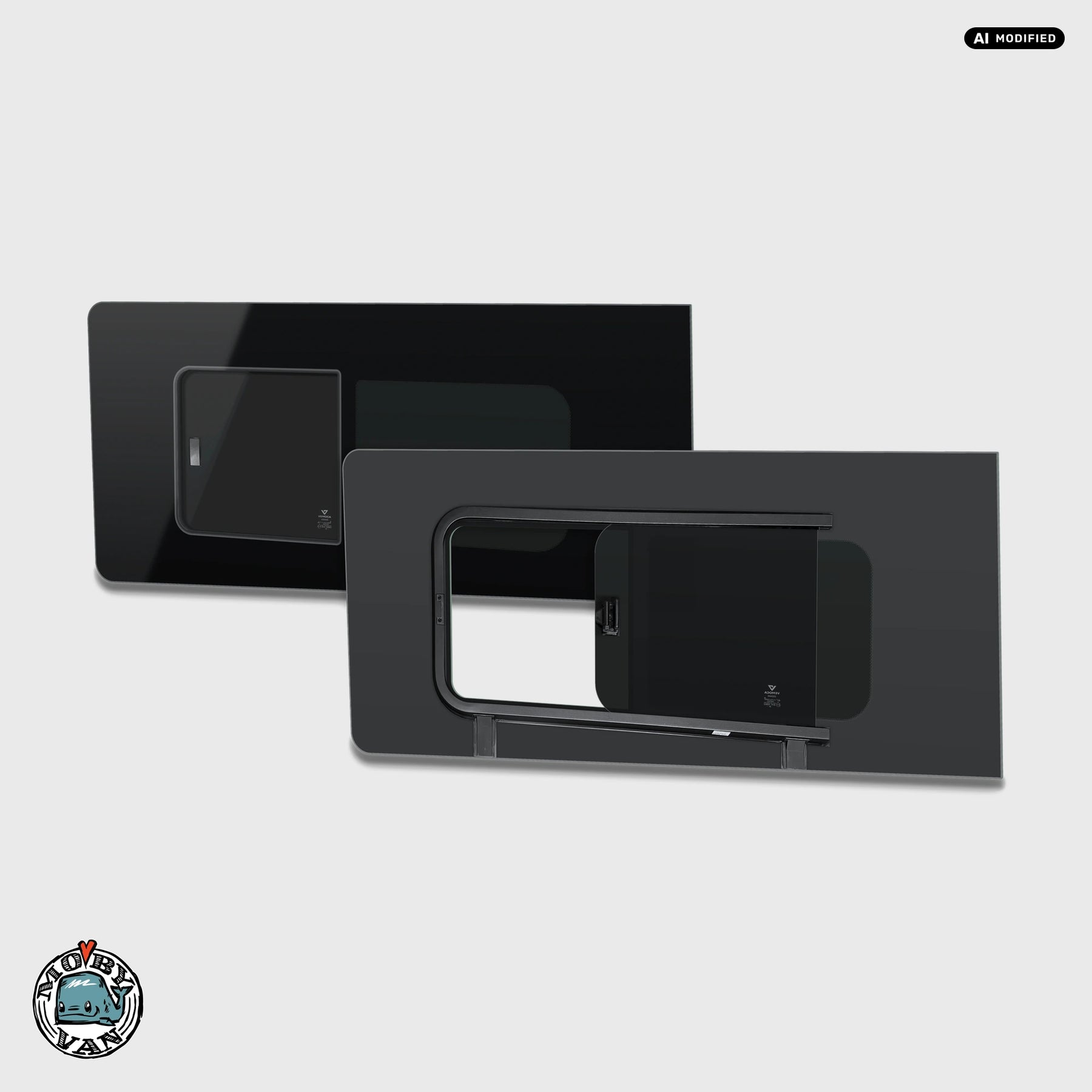 Schiebefenster - Vorne - getönt | Ford Transit Custom V710 / Ford Tourneo Custom V710 / VW New Transporter T7 / VW New Caravelle T7