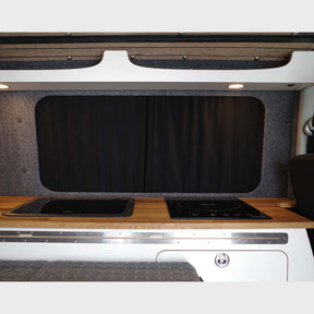 Set de rideaux noirs pour habillages MobyVan