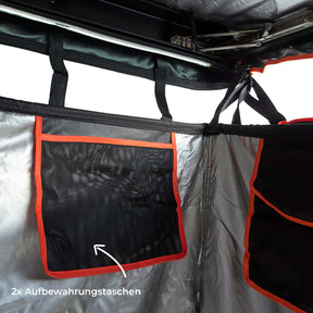 Vickywood Duschzelt mit Regenhaube 100 cm schwarz