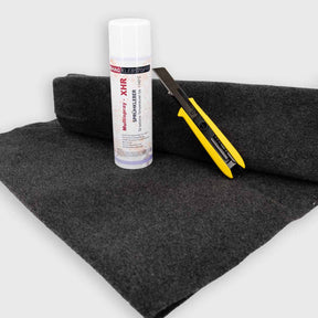 15m² 4-Wege Ultraflex Filz-Paket inkl. Sprühkleber und Cutter Messer