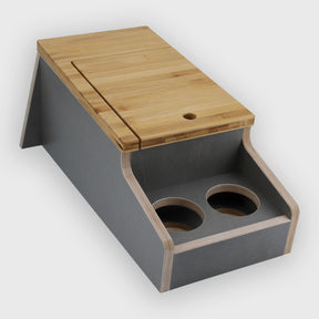 MobyCube - Organizer / Staukiste mit Getränkehaltern für VW T5-T6.1