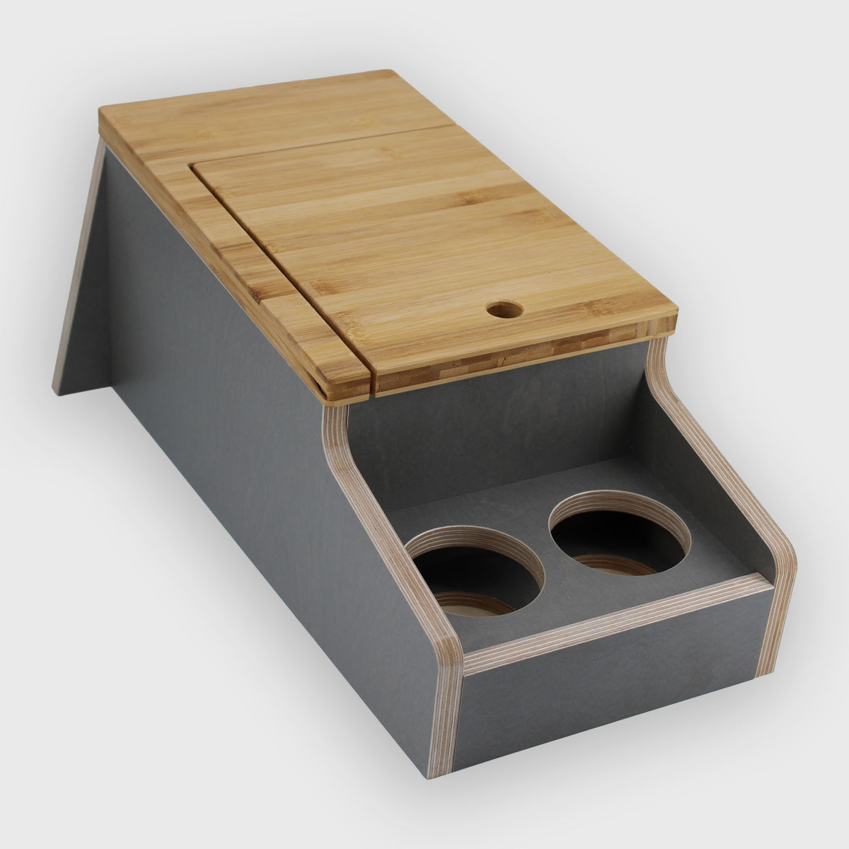 MobyCube - Organizer / Staukiste mit Getränkehaltern für VW T5-T6.1