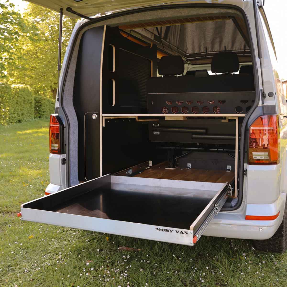 MobyOne Schwerlastauszug für VW T5-T6.1 Transporter, LR/L2