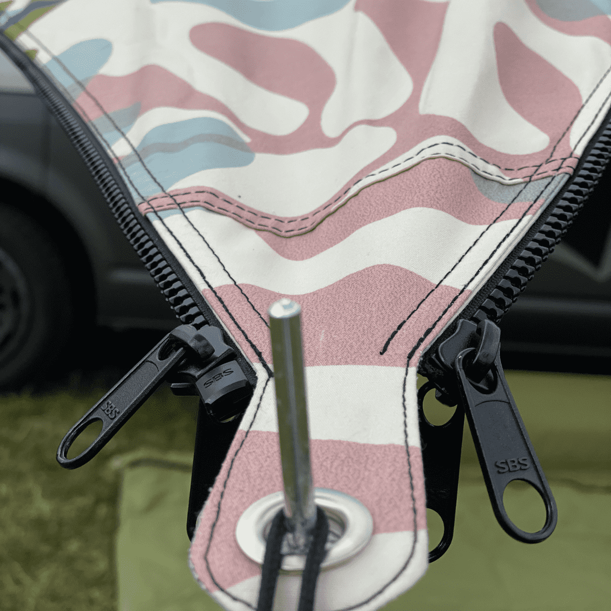 BENT Verbindbares Sonnensegel "TC-Zip-Canvas Single"