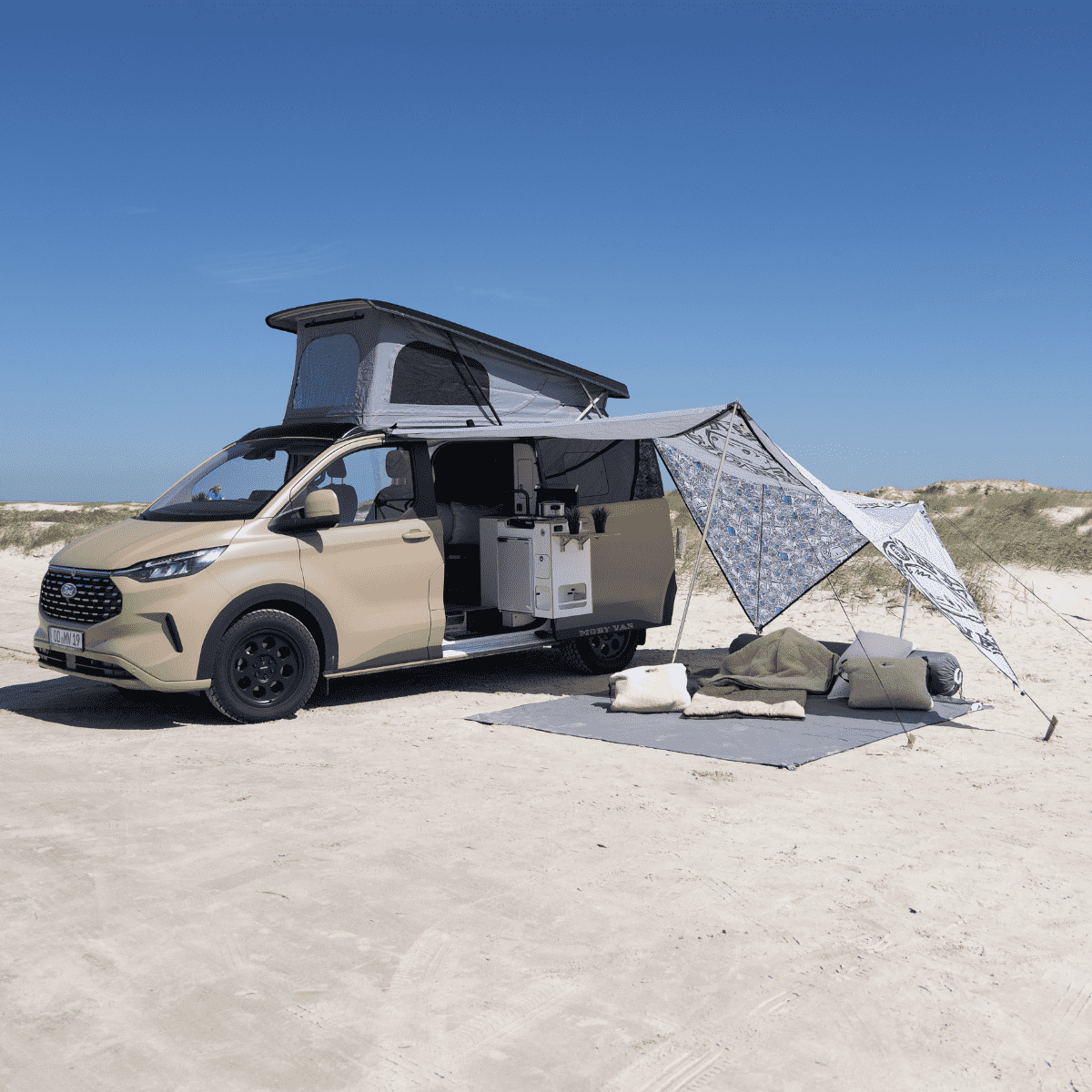 BENT Verbindbares Sonnensegel "TC-Zip-Protect Canvas Single"