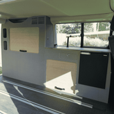 Schranksystem CaliOne VW T5 - T6 California Beach eine Schiebetür rechts