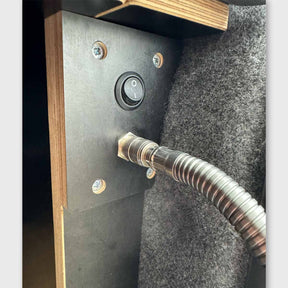 Queensize Camper Schnellkupplung "Schottmontage" mit 10mm Schlauchtülle