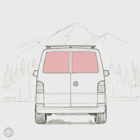 Heckscheibenset Flügeltürer VW T5-T6.1