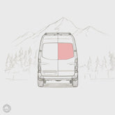 Hecktürenscheibe (ohne Wischer, unbeheizt) MB Sprinter W907 W910