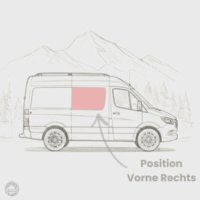 Schiebefenster vorne L2 L3 L4 Crafter 1 / MB Sprinter W907 W910 / MB Sprinter W906