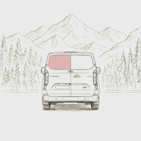 Heckscheibe Flügeltür Ford Transit Custom V710 (ab 2024)