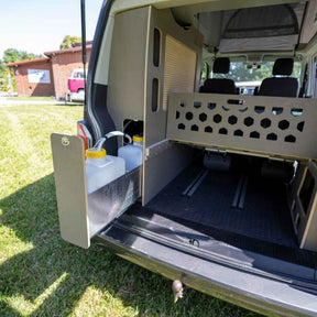 Schranksystem CaliOne VW T5 - T6 California Beach eine Schiebetür rechts