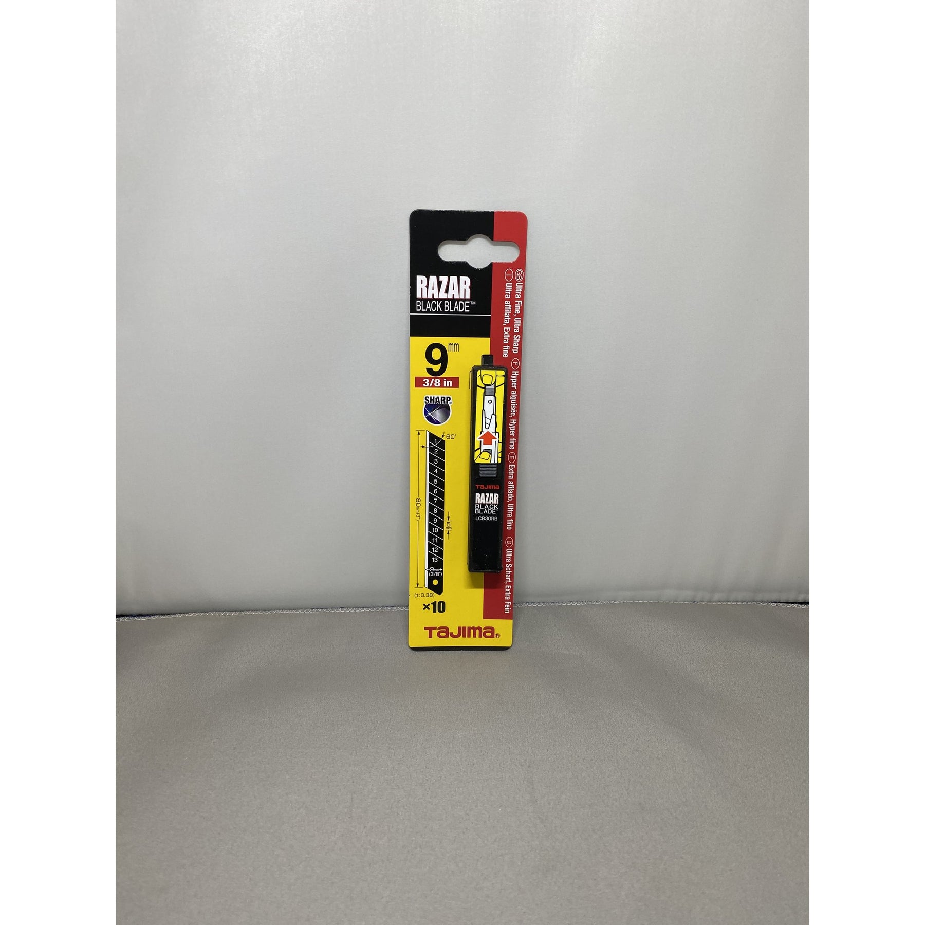 Tajima Razar Black Cutter Blades 9mm 10 pcs.