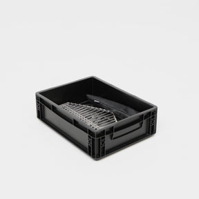BOXIO FIRE BUNDLE I Feuerschale mit Grill in Eurobox