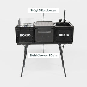 BOXIO KITCHEN PLUS I Mobile Outdoorküche mit Stehhöhe
