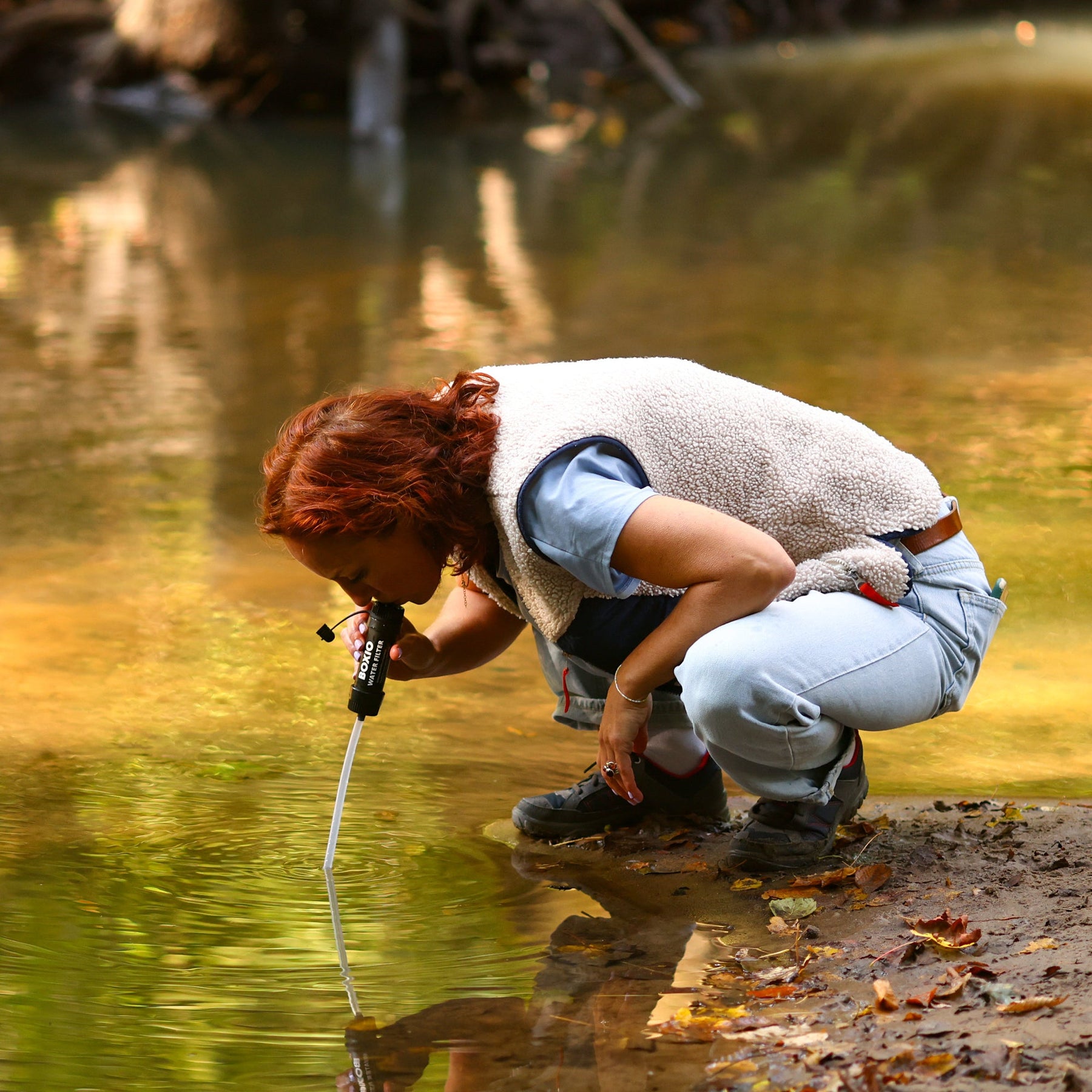 Mobiler Wasserfilter Outdoor I BOXIO WATER FILTER