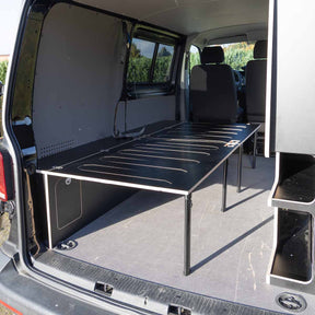 klappbett camper MobyFlex Bettsystem klappbar für T5-T6.1. KR und LR