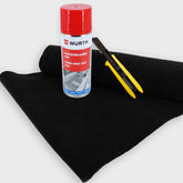 15m² 4-Wege Ultraflex Filz-Paket inkl. Sprühkleber und Cutter Messer