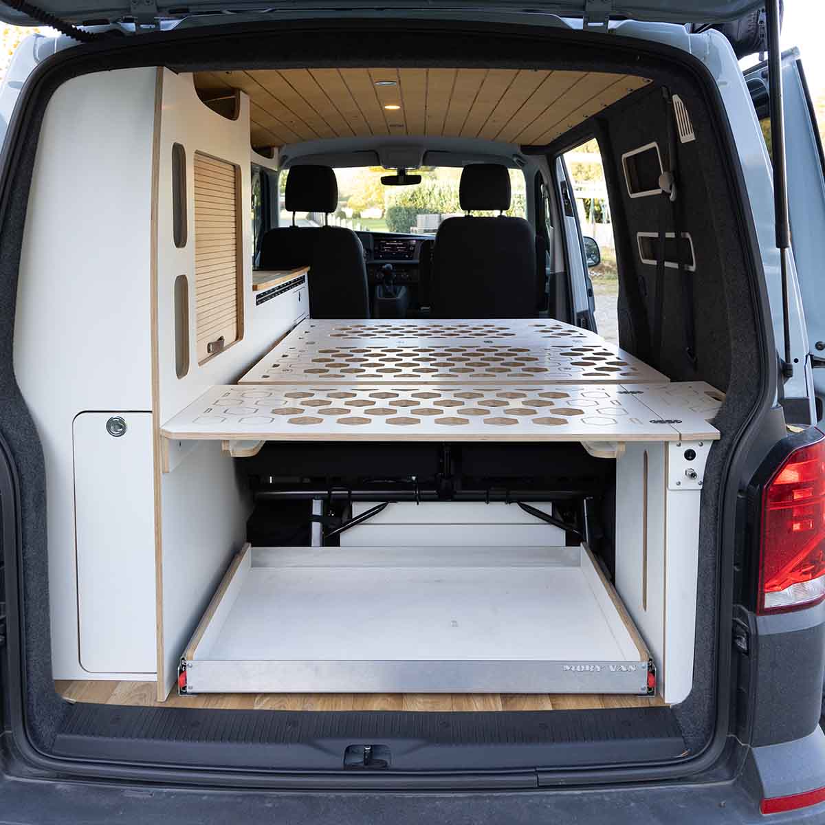 MobyOne Bettsystem VW Doppelsitzbank T5-T6.1