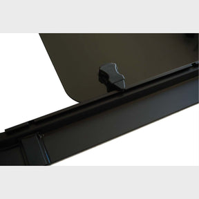Tinted sliding window for T5-T6.1, center-left position, crafted from safety glass with an 80% dark tint for style and privacy.