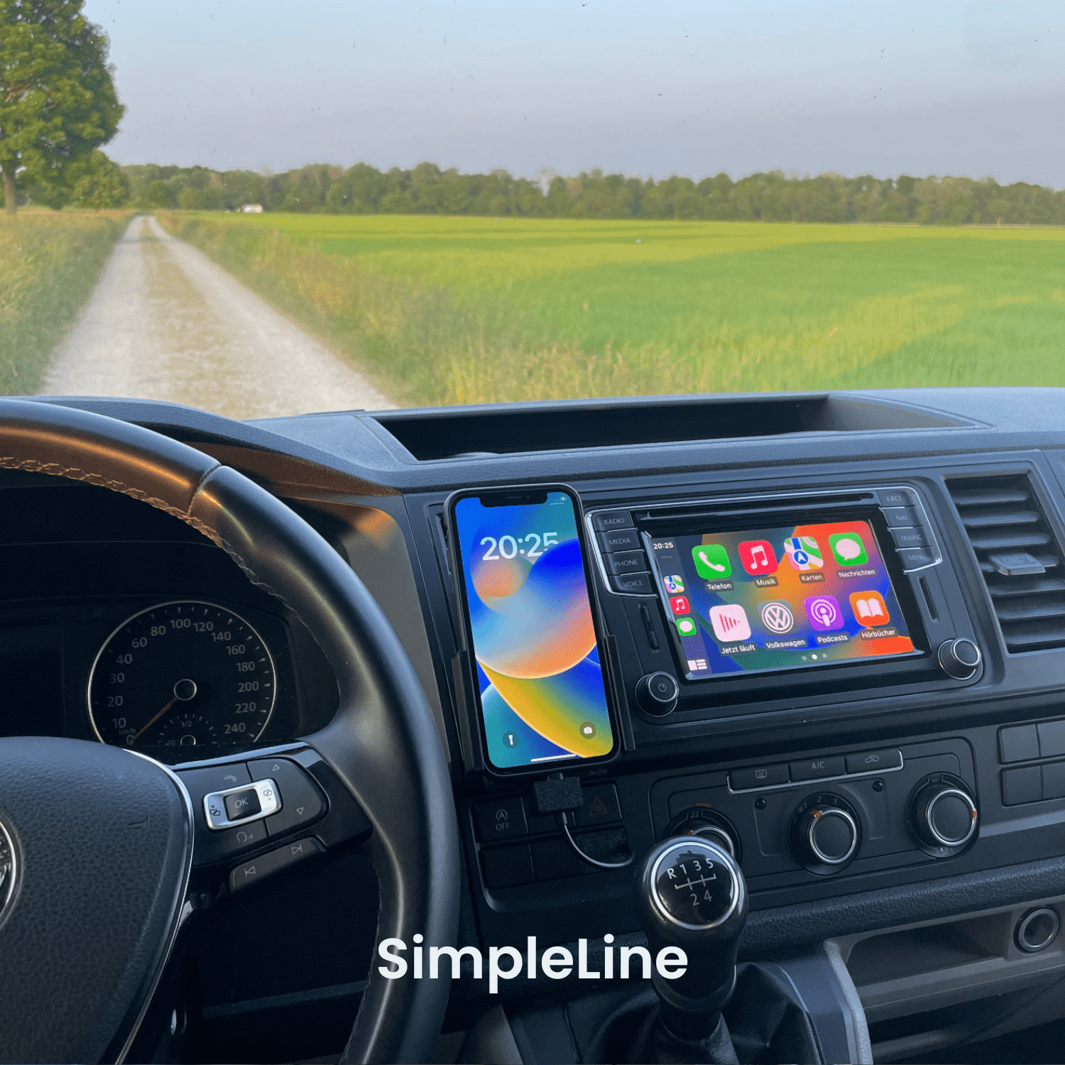 Halterung T6 Transporter